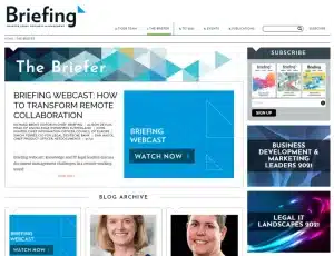 Briefing website