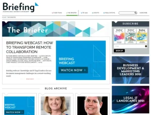 Briefing website