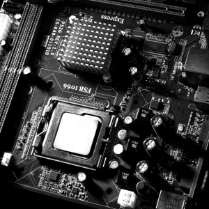 hardware in black and white