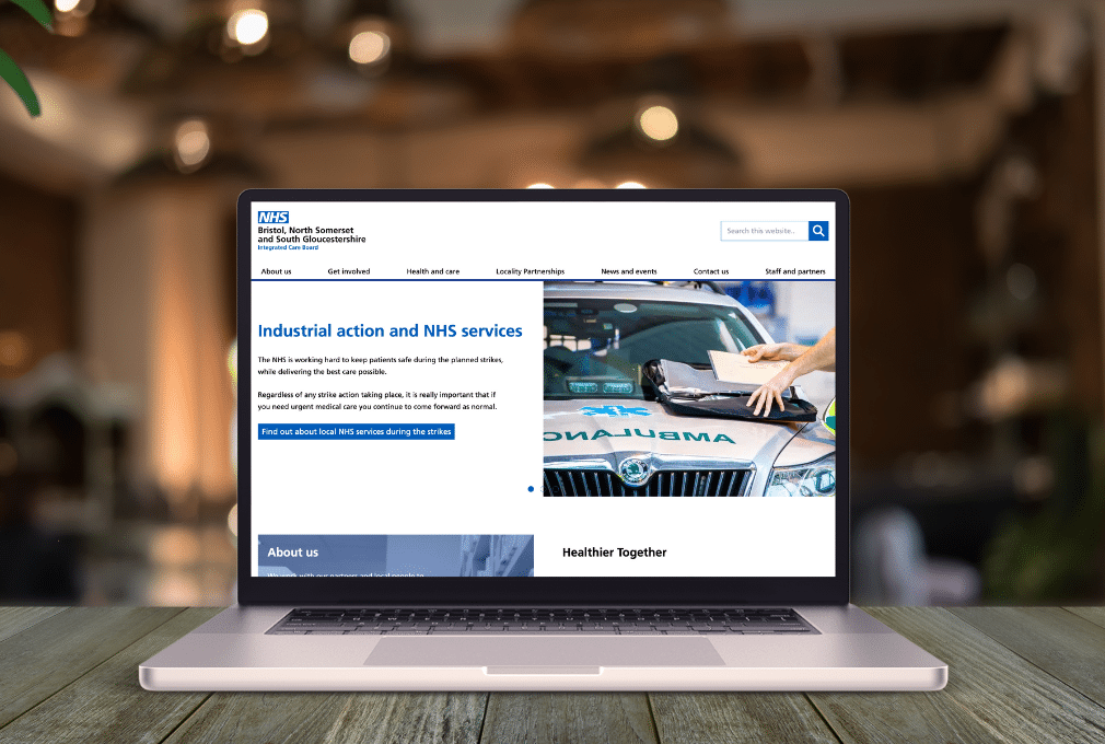 New website & intranet for the NHS